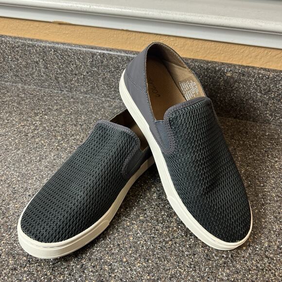 Olukai Gray Textile Slip On Shoes Women's Size 9 Comfort Casual Sneakers Low Top - Picture 2 of 10